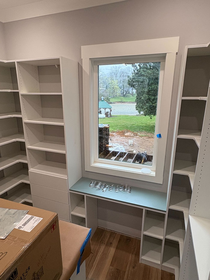Custom Closet Installation Complete