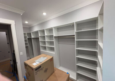 Custom Closet Installation Completed