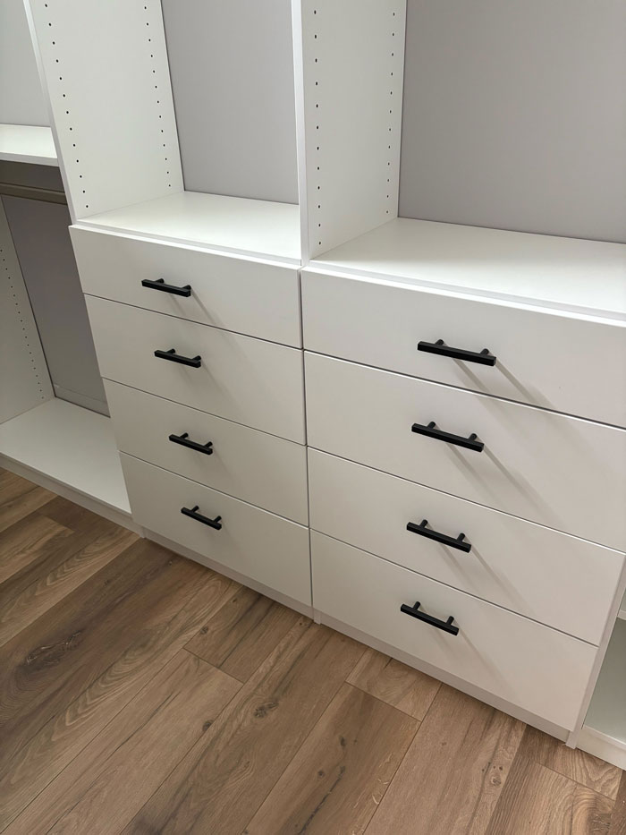 Custom Closet Installation Complete